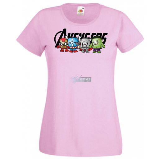 Humor Periódus Tábla elemei - Avengers női rövid ujjú póló