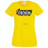 Humor Periódus Tábla elemei - Avengers női rövid ujjú póló