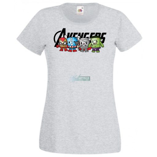 Humor Periódus Tábla elemei - Avengers női rövid ujjú póló