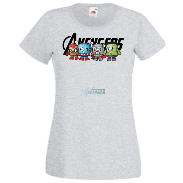 Humor Periódus Tábla elemei - Avengers női rövid ujjú póló