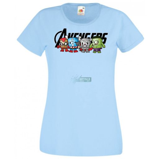 Humor Periódus Tábla elemei - Avengers női rövid ujjú póló