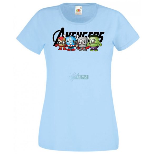 Humor Periódus Tábla elemei - Avengers női rövid ujjú póló