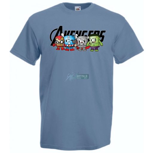 Humor Periódus Tábla elemei - Avengers férfi rövid ujjú póló