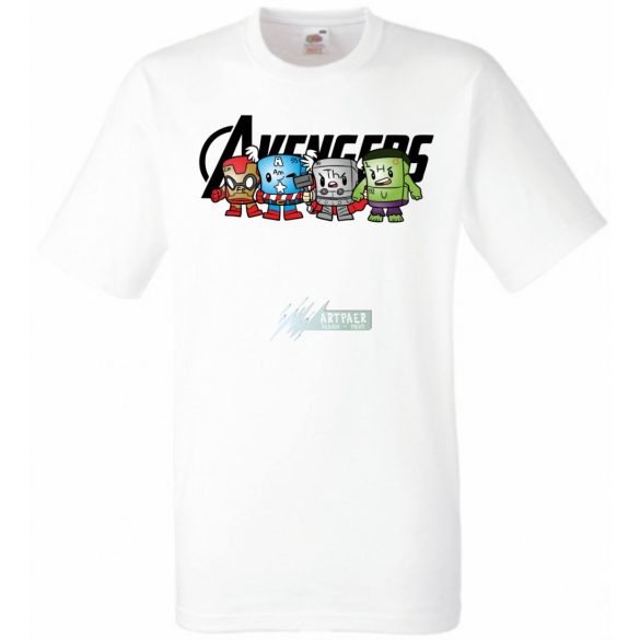 Humor Periódus Tábla elemei - Avengers férfi rövid ujjú póló