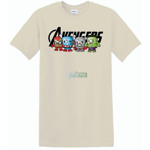 Humor Periódus Tábla elemei - Avengers férfi rövid ujjú póló