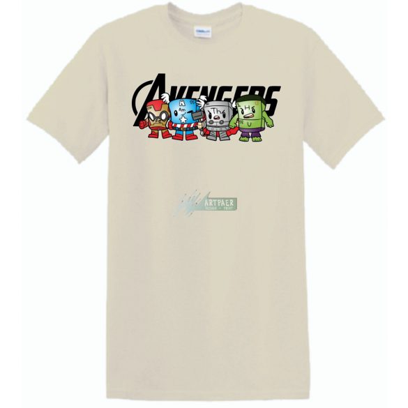 Humor Periódus Tábla elemei - Avengers férfi rövid ujjú póló
