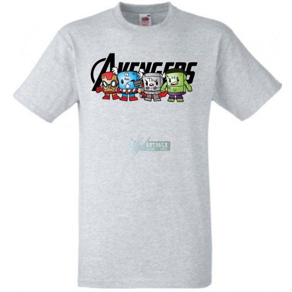 Humor Periódus Tábla elemei - Avengers férfi rövid ujjú póló