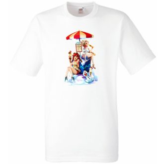   Humor Frozen Ice - Fagyizó Anna Elsa Olaf gyerek rövid ujjú póló