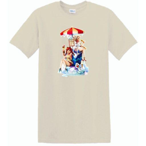 Humor Frozen Ice - Fagyizó Anna Elsa Olaf gyerek rövid ujjú póló