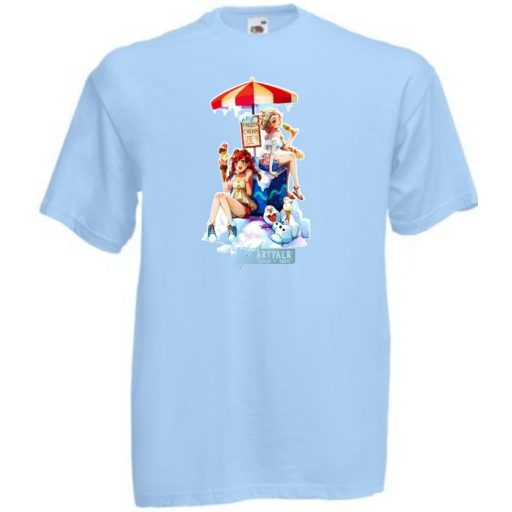 Humor Frozen Ice - Fagyizó Anna Elsa Olaf gyerek rövid ujjú póló