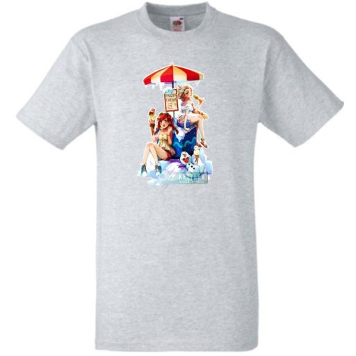 Humor Frozen Ice - Fagyizó Anna Elsa Olaf gyerek rövid ujjú póló