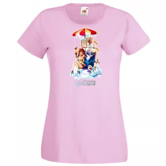   Humor Fozen Ice - Fagyizó Anna Elsa Olaf női rövid ujjú póló