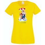 Humor Fozen Ice - Fagyizó Anna Elsa Olaf női rövid ujjú póló