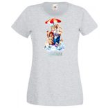 Humor Fozen Ice - Fagyizó Anna Elsa Olaf női rövid ujjú póló