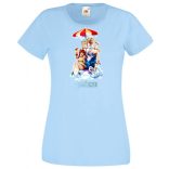 Humor Fozen Ice - Fagyizó Anna Elsa Olaf női rövid ujjú póló