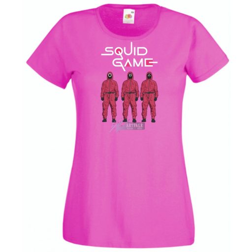 Nyerd meg az életed -B - Squid Game stílus női rövid ujjú póló