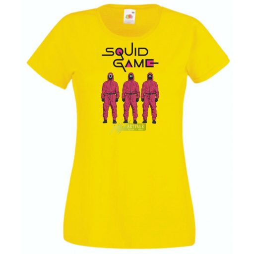 Nyerd meg az életed -B - Squid Game stílus női rövid ujjú póló