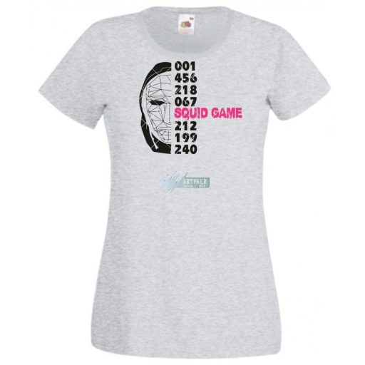 Nyerd meg az életed - Maszk -C - Squid Game stílus női rövid ujjú póló