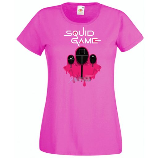 Nyerd meg az életed -D - Squid Game stílus női rövid ujjú póló