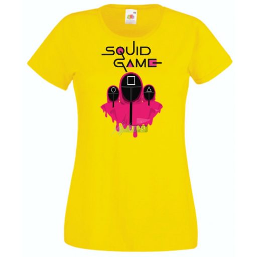 Nyerd meg az életed -D - Squid Game stílus női rövid ujjú póló