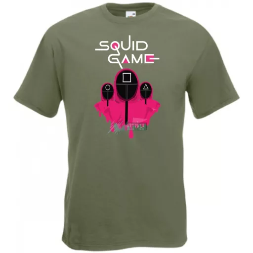Nyerd meg az életed -D - Squid Game stílus férfi rövid ujjú póló