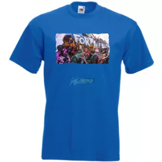   Game fan - Hősök, Dr Stone - Fortnite stílus -A gyerek rövid ujjú póló