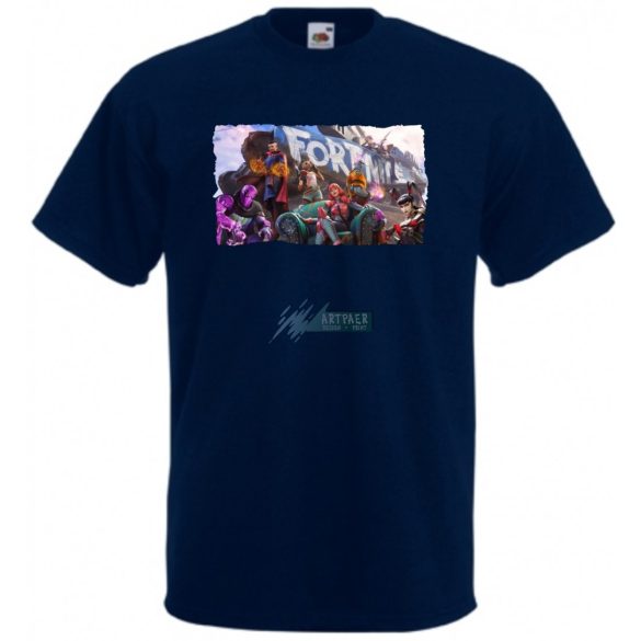 Game fan - Hősök, Dr Stone - Fortnite stílus -A gyerek rövid ujjú póló