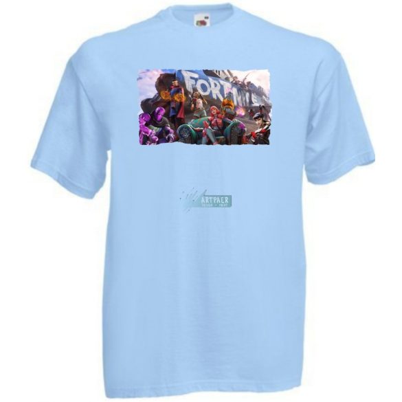 Game fan - Hősök, Dr Stone - Fortnite stílus -A gyerek rövid ujjú póló