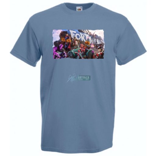 Game fan - Hősök, Dr Stone - Fortnite stílus -A férfi rövid ujjú póló