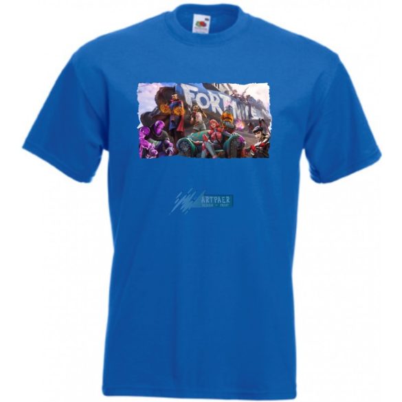 Game fan - Hősök, Dr Stone - Fortnite stílus -A férfi rövid ujjú póló