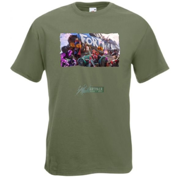 Game fan - Hősök, Dr Stone - Fortnite stílus -A férfi rövid ujjú póló