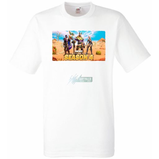  Game fan Egyiptomban - Fortnite Chapter 4_4 gyerek rövid ujjú póló