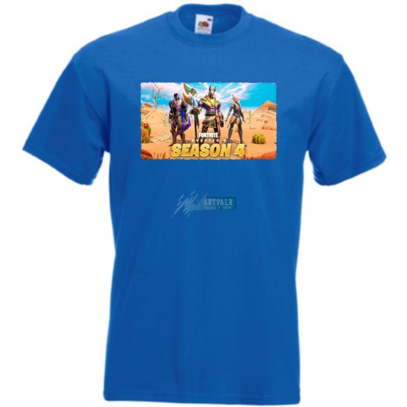  Game fan Egyiptomban - Fortnite Chapter 4_4 gyerek rövid ujjú póló