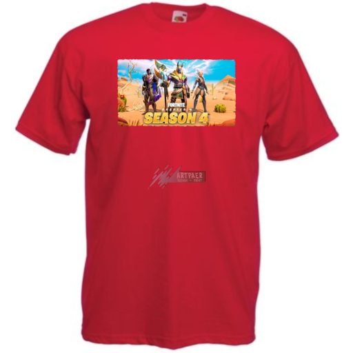  Game fan Egyiptomban - Fortnite Chapter 4_4 gyerek rövid ujjú póló