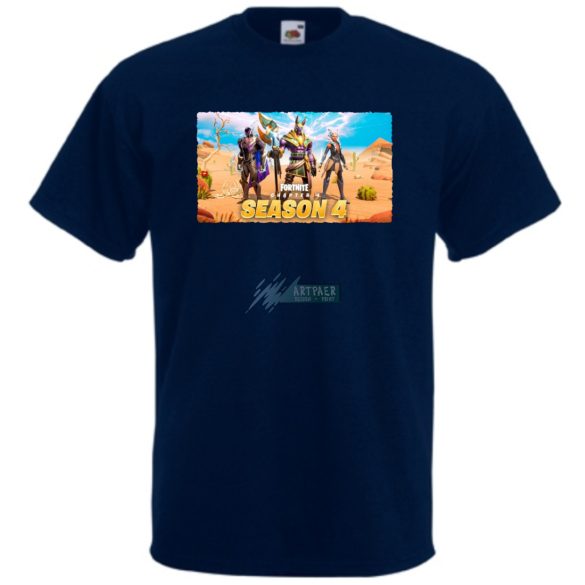  Game fan Egyiptomban - Fortnite Chapter 4_4 gyerek rövid ujjú póló