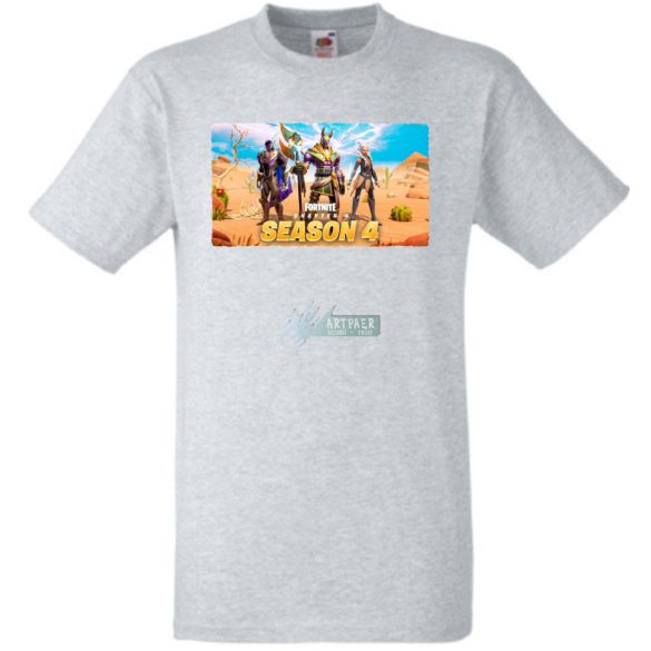  Game fan Egyiptomban - Fortnite Chapter 4_4 gyerek rövid ujjú póló