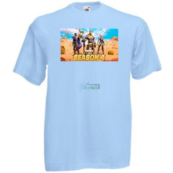  Game fan Egyiptomban - Fortnite Chapter 4_4 gyerek rövid ujjú póló