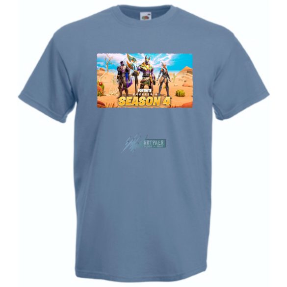  Game fan Egyiptomban - Fortnite Chapter 4_4 férfi rövid ujjú póló