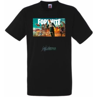    Game fan - Fortnite stílus Chapter 4_4 gyerek rövid ujjú póló