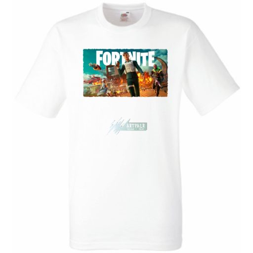  Game fan - Fortnite stílus Chapter 4_4 gyerek rövid ujjú póló