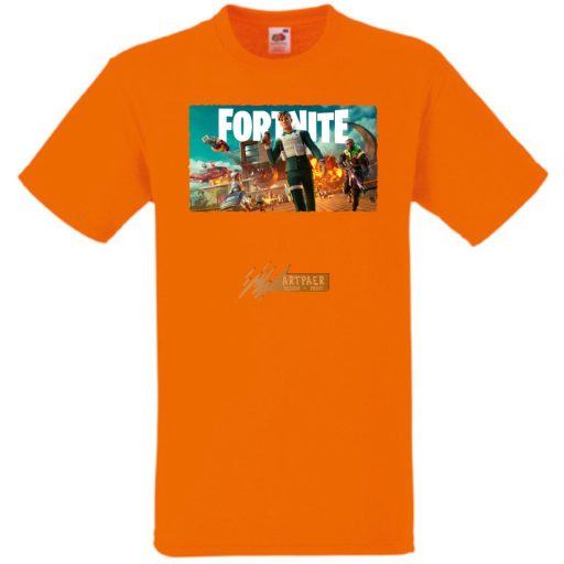  Game fan - Fortnite stílus Chapter 4_4 gyerek rövid ujjú póló