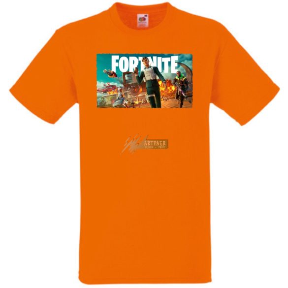  Game fan - Fortnite stílus Chapter 4_4 gyerek rövid ujjú póló
