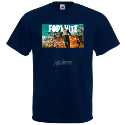 Game fan - Fortnite stílus Chapter 4_4 gyerek rövid ujjú póló