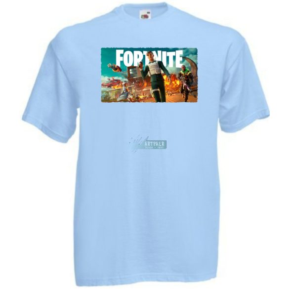  Game fan - Fortnite stílus Chapter 4_4 gyerek rövid ujjú póló