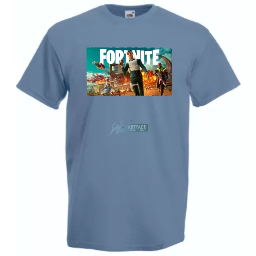  Game fan - Fortnite stílus Chapter 4_4 férfi rövid ujjú póló