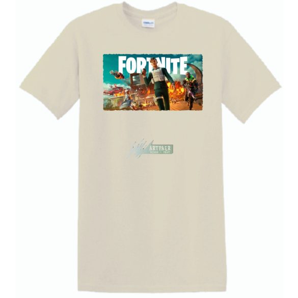  Game fan - Fortnite stílus Chapter 4_4 férfi rövid ujjú póló