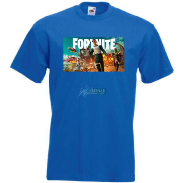  Game fan - Fortnite stílus Chapter 4_4 férfi rövid ujjú póló