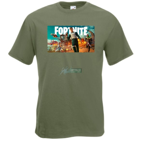  Game fan - Fortnite stílus Chapter 4_4 férfi rövid ujjú póló