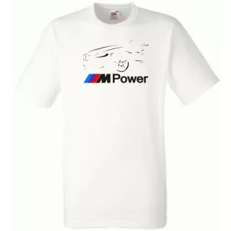   Autó fan contur BMW Motorsport minima férfi rövid ujjú póló