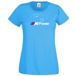 Autó fan contur BMW Motorsport minima női rövid ujjú póló
